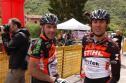 Carlo Merlo e Simone Colobo prima della partenza a Barni
