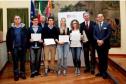 La premiazione degli studenti